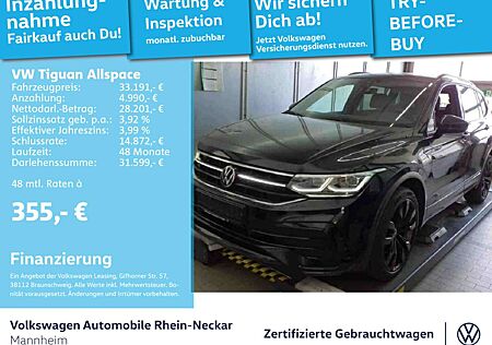 VW Tiguan Allspace Volkswagen 2.0 TSI Black R-Line 7-Sitze 4Mo