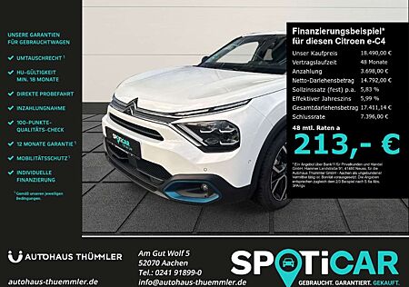 Citroën E-C4 Electric Citroen Shine HUD Navi 360 Kamera Allwetterreifen Apple Ca