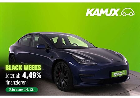 Tesla Model 3 Performance Dual AWD+LED+NAVI+PANO+LEDER