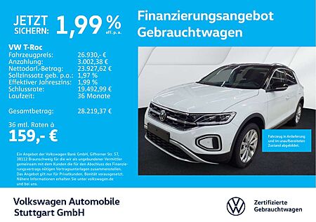 VW T-Roc Volkswagen Style 1.5 TSI DSG Navi AHK Tempomat