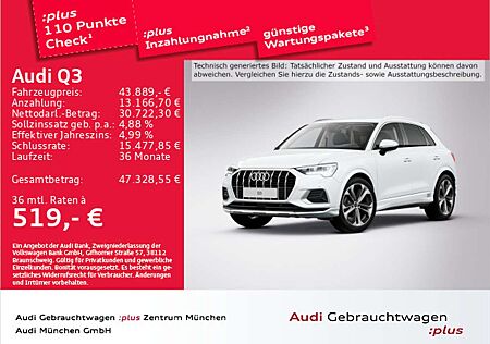 Audi Q3 35 TDI S tronic advanced Matrix/20"Zoll/AHK/N