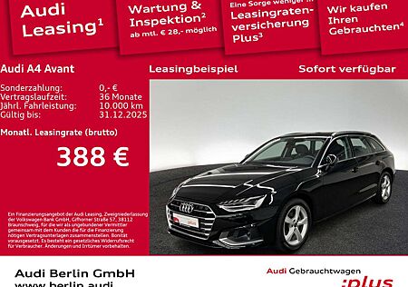 Audi A4 Advanced 35 TFSI S tr. LED NAVI RFK