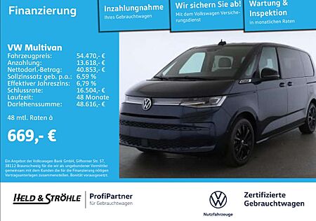 VW T7 Multivan Volkswagen Style 2.0 TDI DSG AHK MATRIX NAV KAM