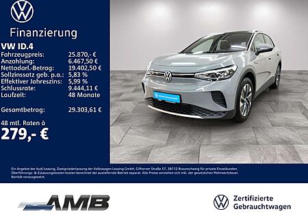 VW ID.4 Volkswagen Pure LED/Assistenzpak/Navi/Sitzhzg/RFKamera