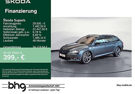 Skoda Superb gebraucht kaufen Skoda Superb Combi 2.0 TSI 4x4 DSG Sportline *LED*PANO