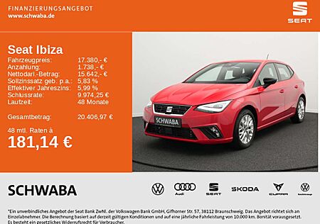 Seat Ibiza FR 1.0 TSI *ACC*LED*NAVI*SPUR*FRONT*16''*