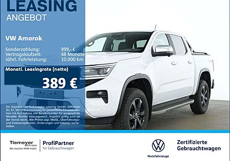 VW Amarok Volkswagen V6 STYLE 360 AHK ST.HEIZ LEDER DIFF.SPERR