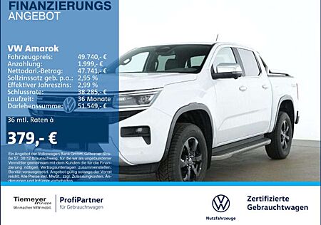 VW Amarok Volkswagen V6 STYLE 360 AHK ST.HEIZ LEDER DIFF.SPERR