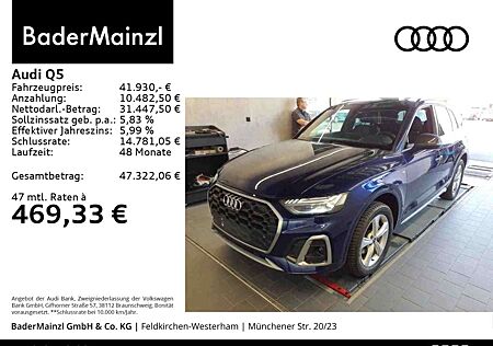 Audi Q5 40 TDI quattro S tronic S line 360° Matrix