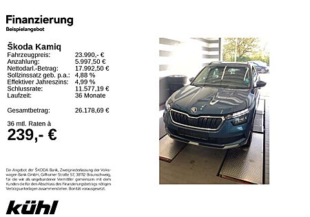 Skoda Kamiq 1.5 TSI DSG Clever Navi,AHK,PDC