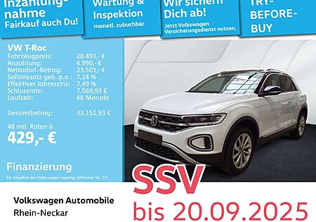 VW T-Roc Volkswagen 1.5 TSI Style DSG Navi AHK LED uvm