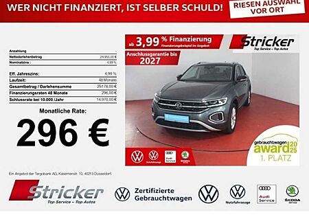 VW T-Roc Volkswagen Style 1.5 TSI DSG 296,-ohne Anzahlung AHK Navi AC
