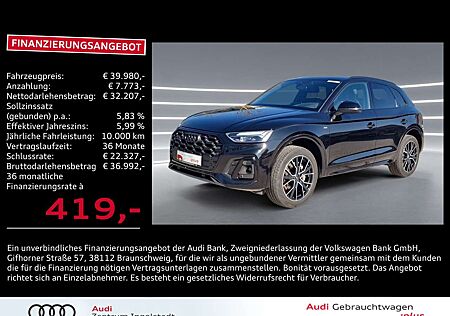 Audi Q5 55 TFSI e qu 2x S line AHK ACC HuD Kamera 20"
