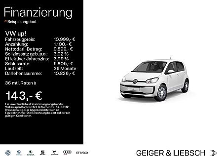 VW Up Volkswagen ! 1.0 move !*NAVI*KLIMA*ALLWETTER