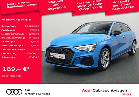 Audi A3 Sportback e S line STRON PANO B&O NAVI APP