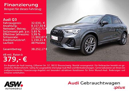 Audi Q3 S line 45TFSI e Stronic Navi LED ACC RFK VC