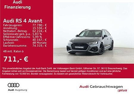 Audi RS4 2.9 TFSI qu. V/max 280*AHK*LED*20''*