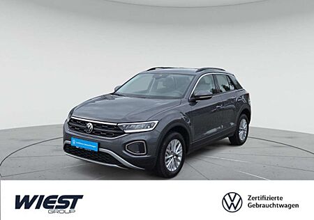 VW T-Roc Volkswagen Life 1.0 TSI, 5J.Gar./KAM/LED/PARKASSIST/L