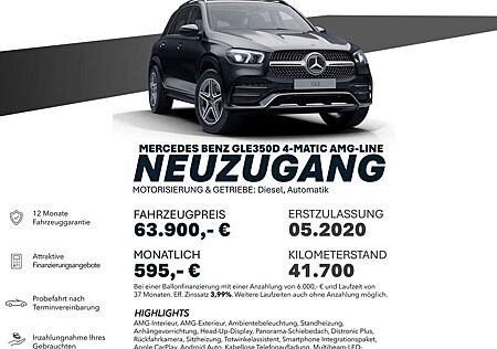Mercedes-Benz GLE 350 d AMG-LINE/4M/AHK/HEADUP/PANO/SHZ HUD
