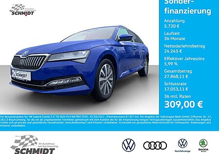 Skoda Superb Combi 2.0 TSI Style 4x4 MATRIX STHZ