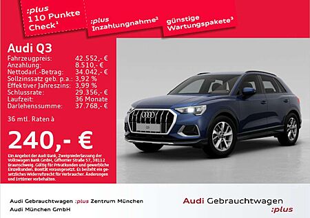 Audi Q3 40 TFSI qu. S tronic advanced AHK/Navi+/Kamer
