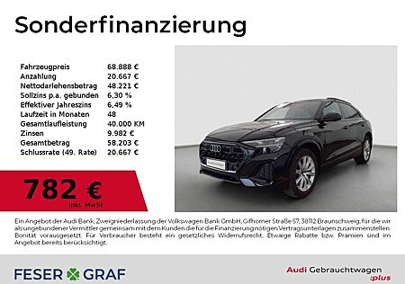 Audi Q8 45 TDI Facelift/Matrix/HuD/Luft/Air/AHK/ACC+Stadt/