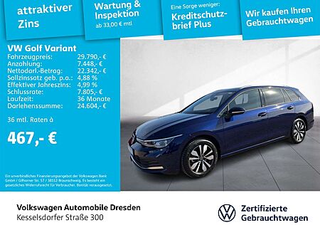 VW Golf Variant Volkswagen Golf VIII Variant 1.5 eTSI DSG Life Navi LED Sit