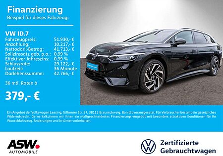 VW ID.7 Volkswagen Tourer Pro LED Navi 360° Wärmepumpe H&K AHK