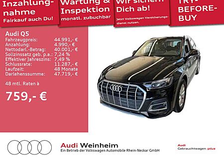 Audi Q5 50 TDI quattro Panoramadach LED Navi AHK Stan