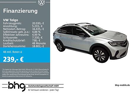 VW Taigo Volkswagen Life 1,0 l TSI OPF