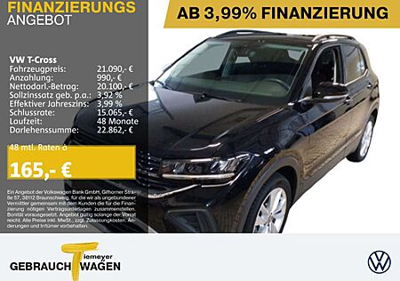 VW T-Cross Volkswagen 1.0 TSI LIFE LED SITZH ALLWETTER VIRTUAL