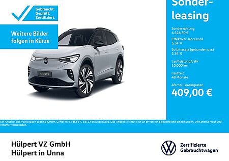 VW ID.4 Volkswagen GTX 4X4 WÄRMEPUMPE PANO AHK 360CAM ACC LM21