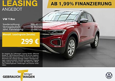 VW T-Roc Volkswagen 1.5 TSI DSG STYLE PANO STANDH AHK BLACK ST