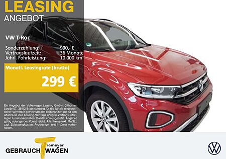 VW T-Roc Volkswagen 1.5 TSI DSG STYLE PANO STANDH AHK BLACK ST