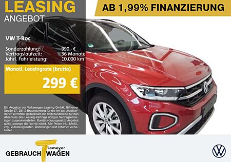 VW T-Roc Volkswagen 1.5 TSI DSG STYLE PANO STANDH AHK BLACK ST