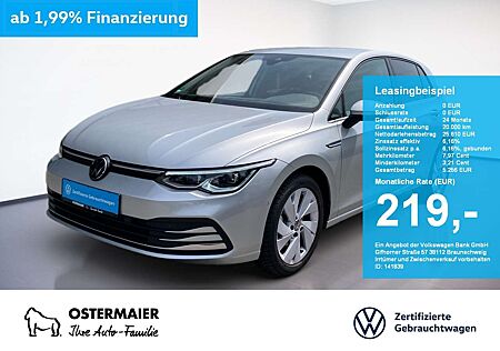 VW Golf Volkswagen VIII STYLE 1.5TSI 150PS NP.45T STDHZG.NAVI.KAMERA.