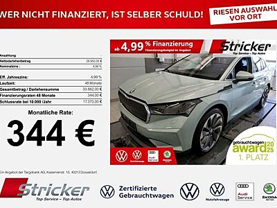 Skoda Enyaq iV80 Suite 344,-ohne Anzahlung AHK Matrix Leder