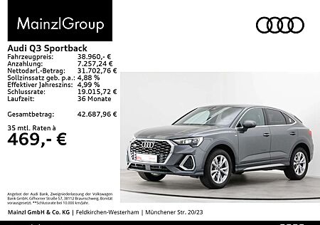 Audi Q3 40 TFSI quattro S tronic S line Kam