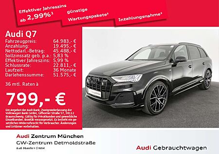 Audi Q7 50 TDI qu. tiptr. S line edition StdHzg/B&O/A