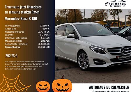 Mercedes-Benz B 180 *2-Hand*Teilleder*LED*PDC*Temp*SHZ*Historie*