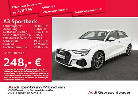 Audi A3 40 TFSI e S tronic 2x S line Navi+/