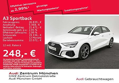 Audi A3 40 TFSI e S tronic 2x S line Navi+/