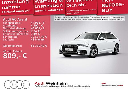 Audi A6 40 TDI Black S-Line Matrix Head Up UPE