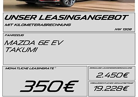 Mazda 6e EV Elektro Heckantrieb Takumi