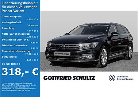 VW Passat Variant Volkswagen 2.0 TDI DSG Elegance AHK Navi LED SHZ