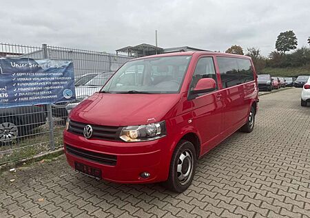 VW T5 Transporter Volkswagen T5 Bus Caravelle Trendline lang 2.0TDI |8-SITZE|