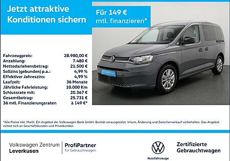 VW Caddy Volkswagen Life NAVI VIRT KAM KEYLESS SHZ PDC KLIM
