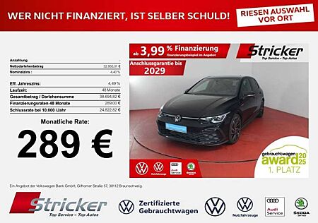 VW Golf Volkswagen GTI Black Style 2.0TSI DSG 289,-ohne Anzahlung IQ