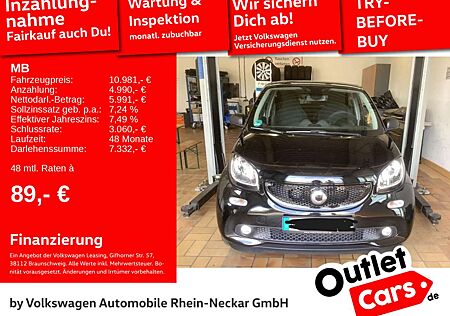 Smart ForFour 0.9 Klimaautomatik LED Bluetooth uvm