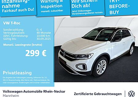 VW T-Roc Volkswagen 1.5 TSI Style DSG Navi AHK LED uvm